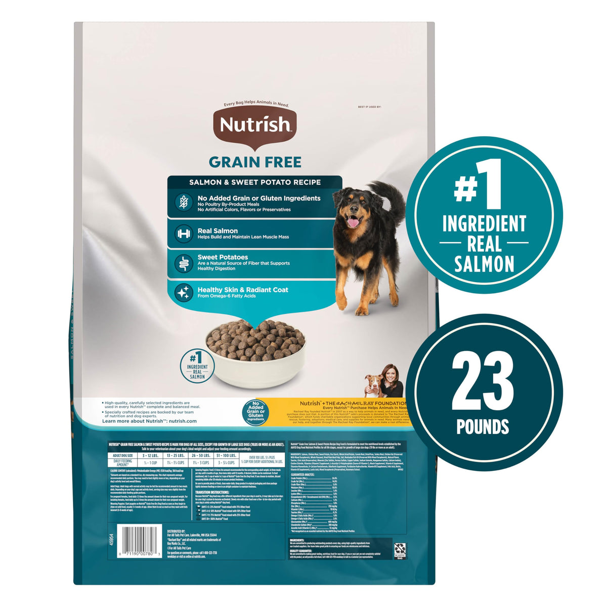 Grain Free Salmon Dry Dog Food 23 lb. Bag P1983