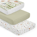 3-Piece Baby Crib Sheets Set Fitted Standard Size K4987