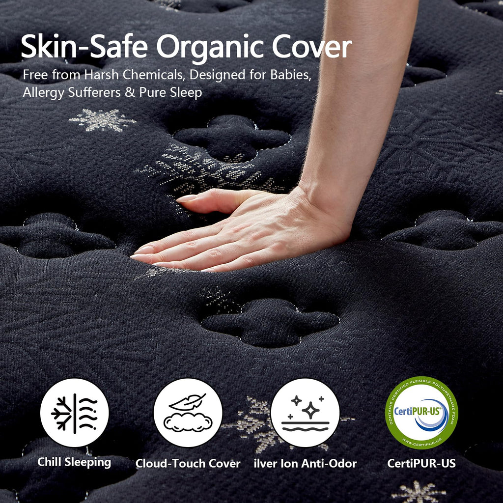 12 Inch Full Hybrid Mattress with Pocket Springs & Cooling Memory Foam B31977