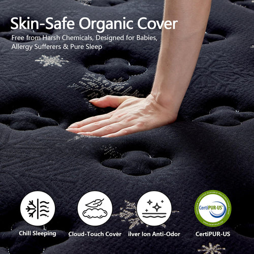12 Inch Full Hybrid Mattress with Pocket Springs & Cooling Memory Foam B31977