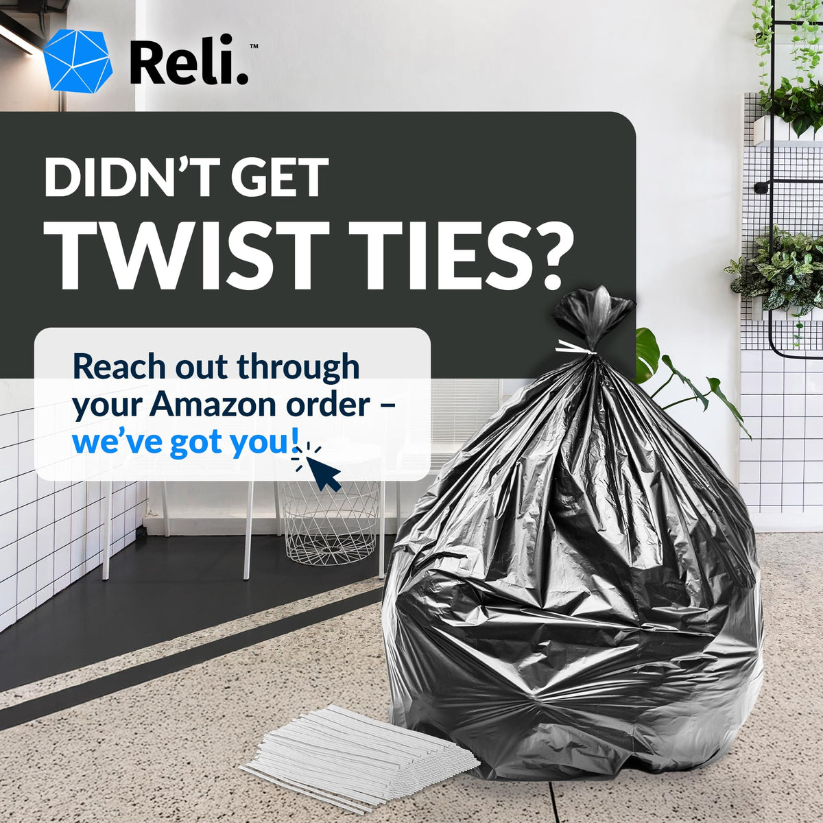 45 Gallon Heavy Duty Trash Bags W3236