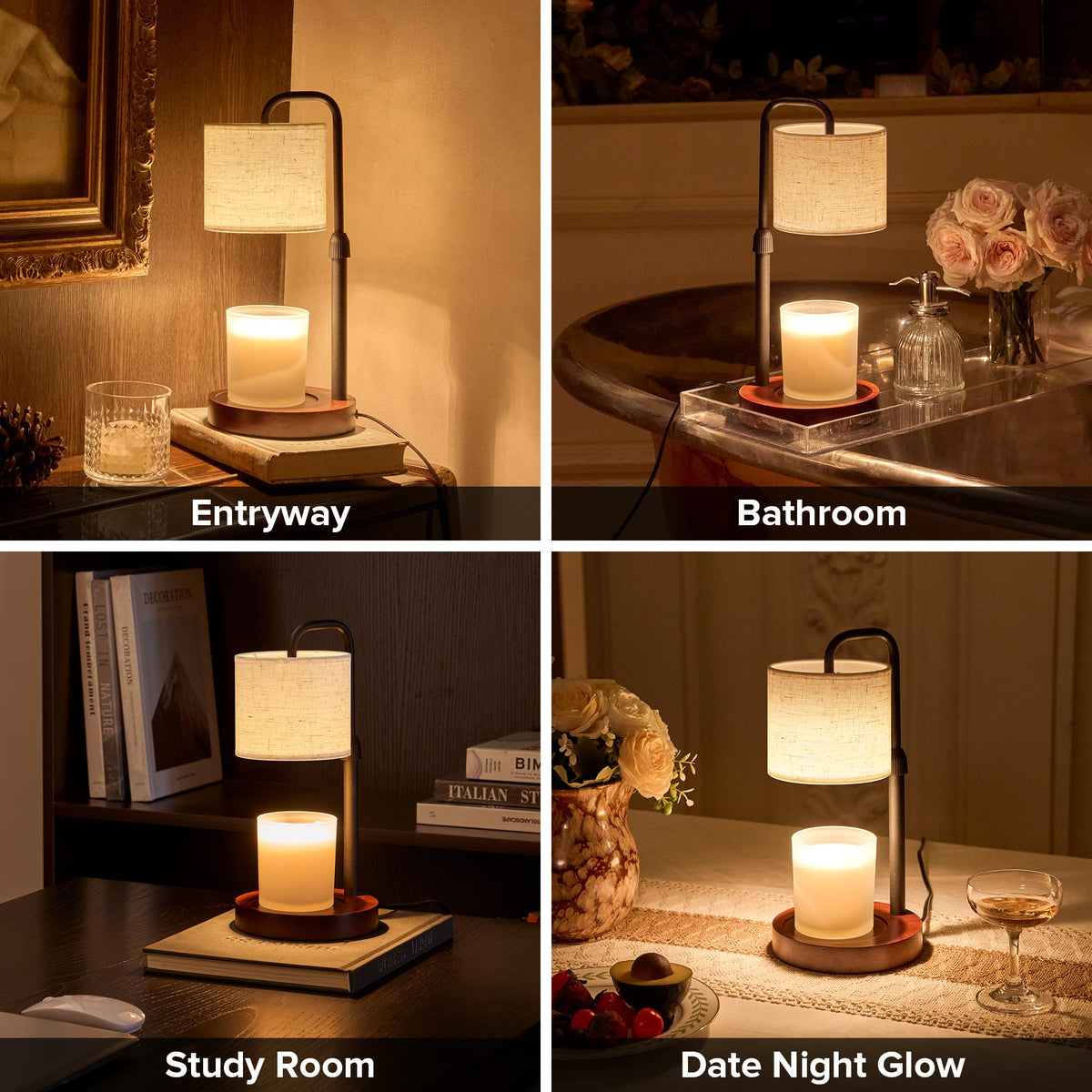 Dimmable Candle Warmer Lamp with Timer X6916