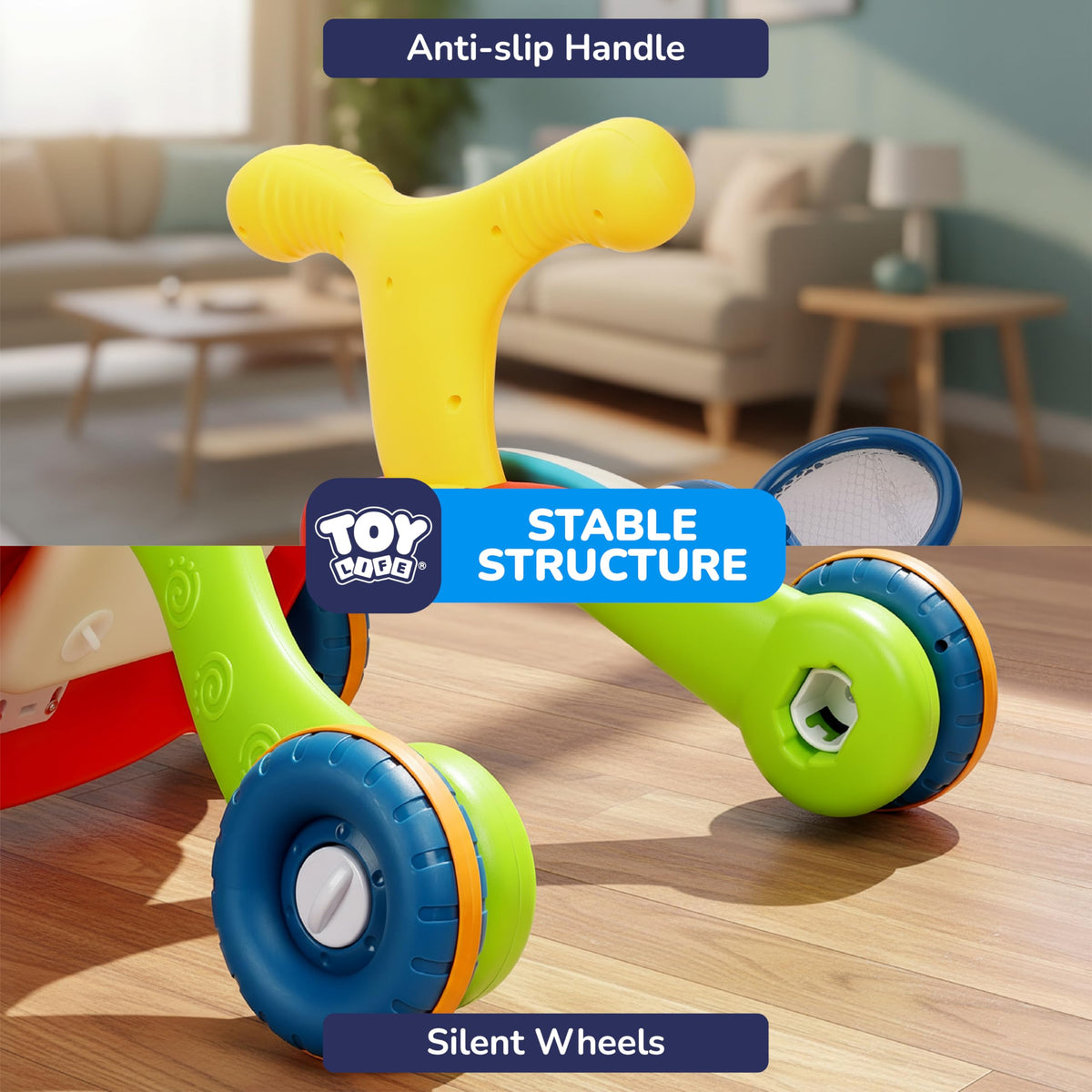 3-in-1 Baby Push Walker & Activity Center F80773