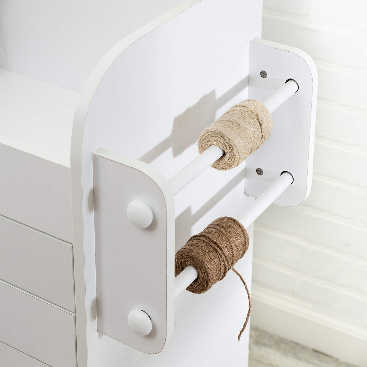 Rolling Craft Storage Cart with Locking Wheels O81752