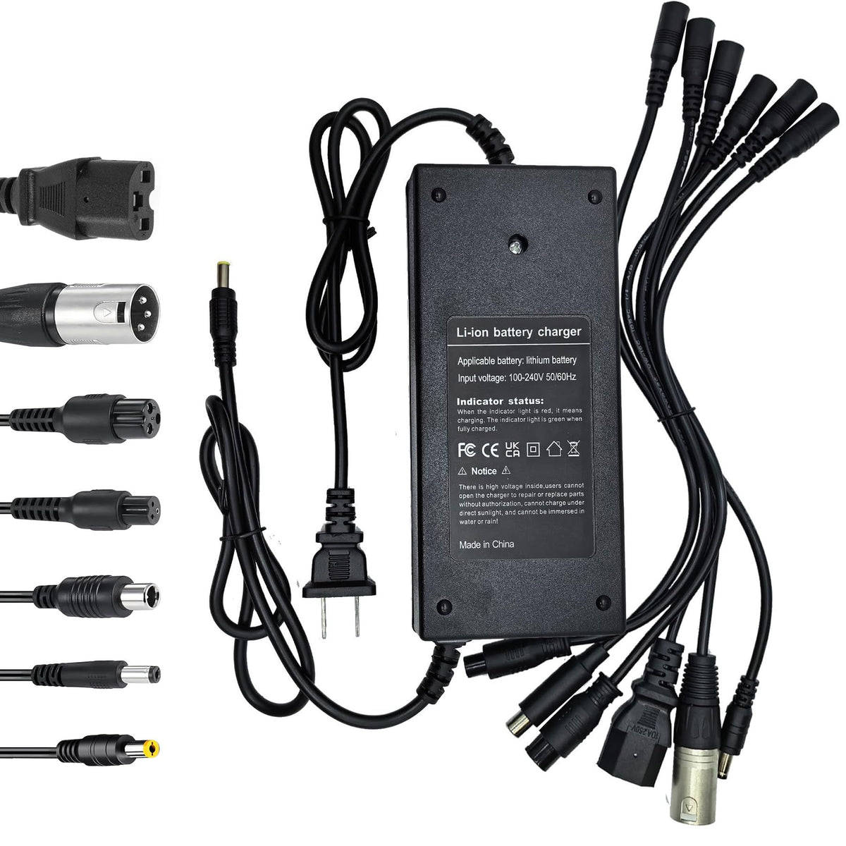 54.6V 3A Battery Charger 7 Plugs L72641