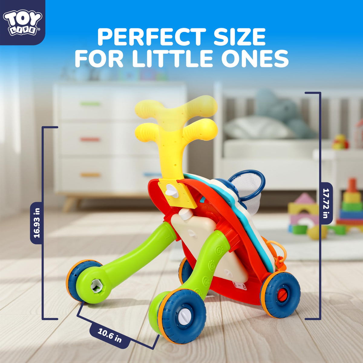 3-in-1 Baby Push Walker & Activity Center F80773