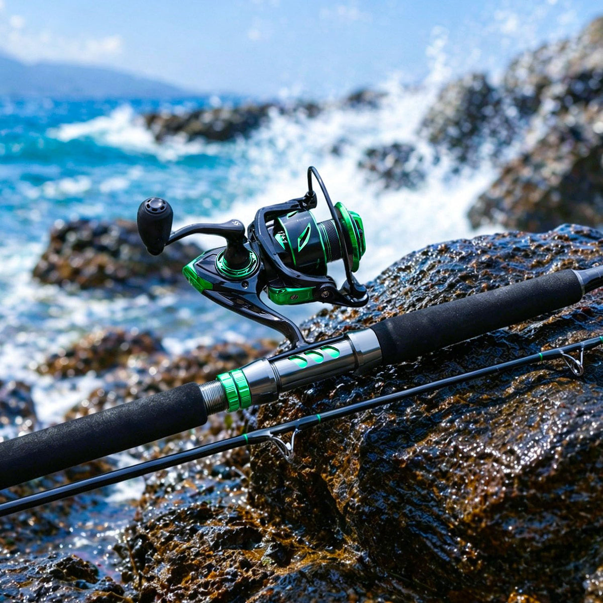 7ft MH 2-Piece Spinning Rod and 4000 Reel I902706