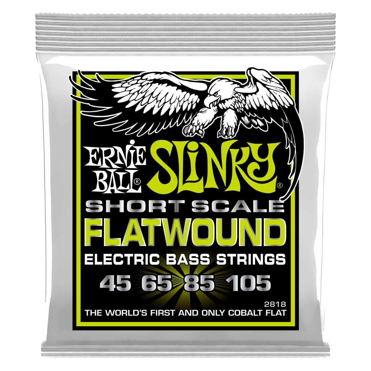 Flatwound Short Scale Electric Bass Strings 45-105 Gauge W6320