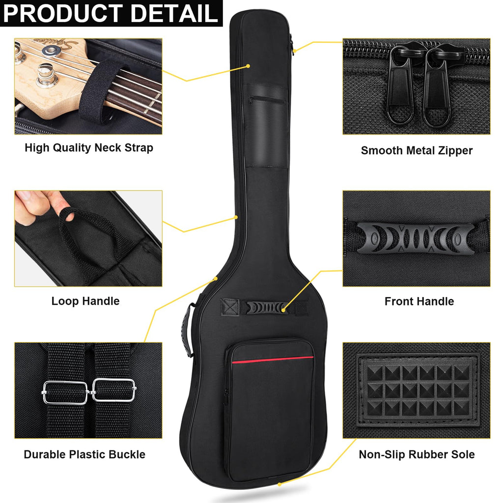 7mm Padding Waterproof Electric Bass Guitar Bag C92132