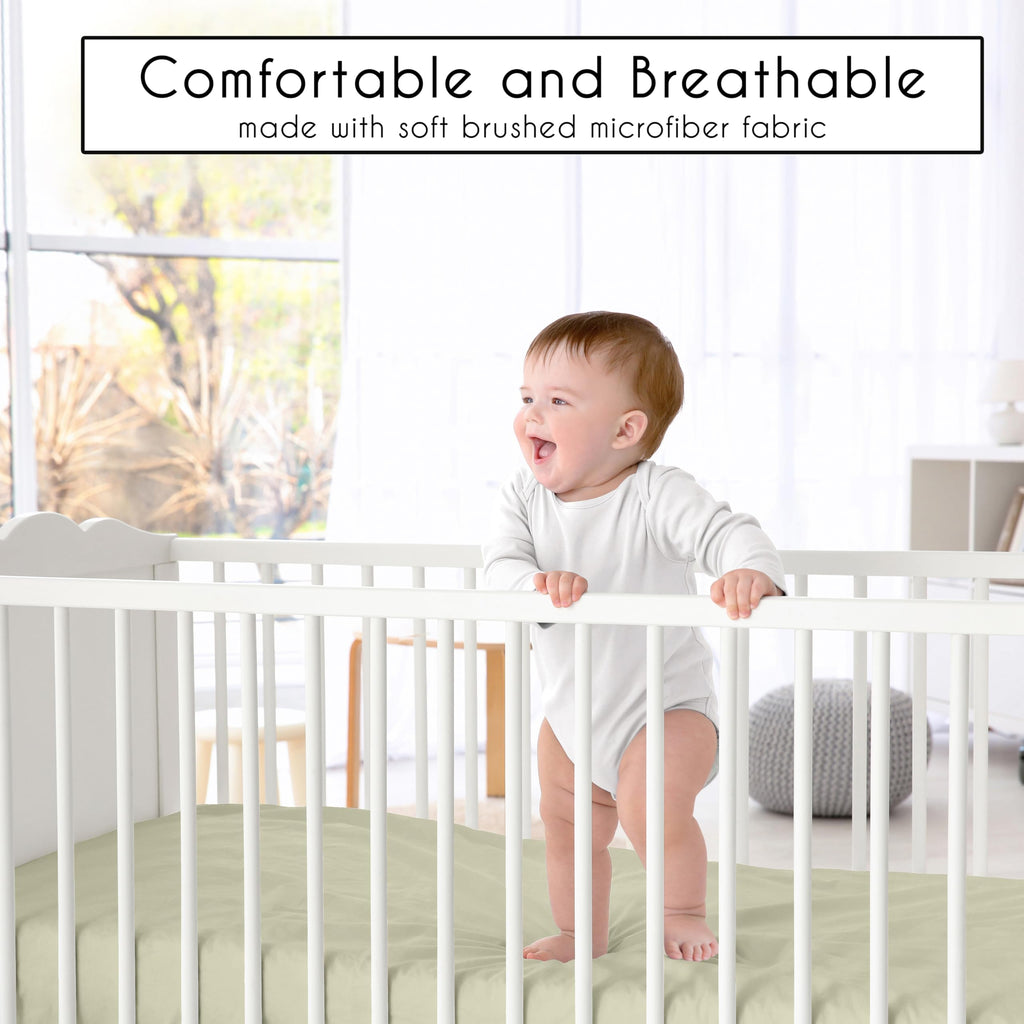 3-Piece Baby Crib Sheets Set Fitted Standard Size K4987