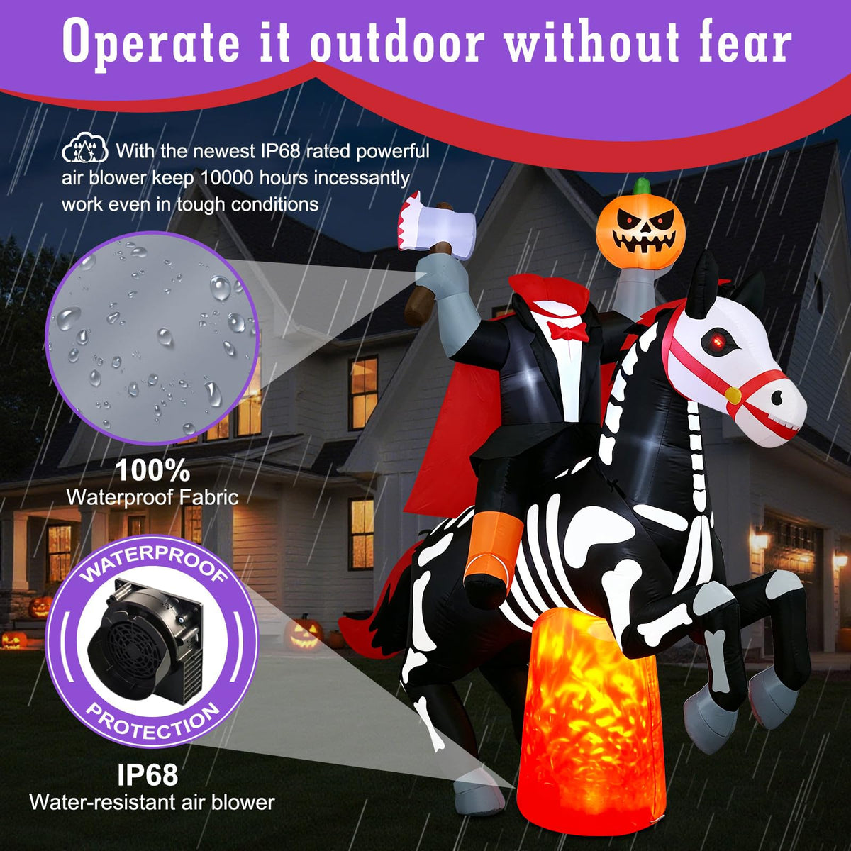 8Ft Inflatable Outdoor Yard Decoration L7633