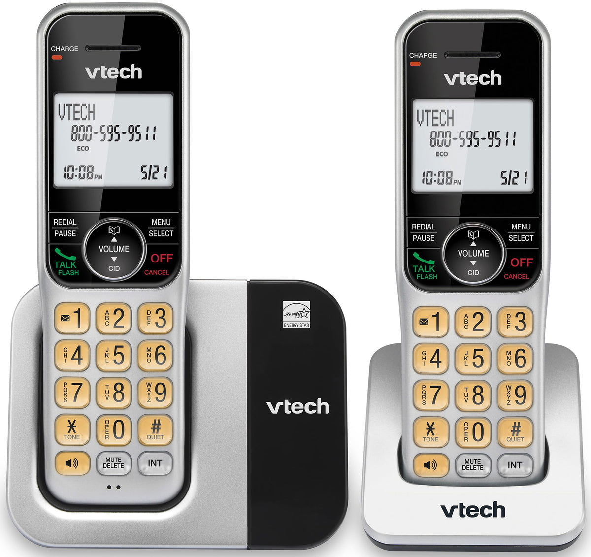 2-Handset Cordless Phone System with Call Block C41210
