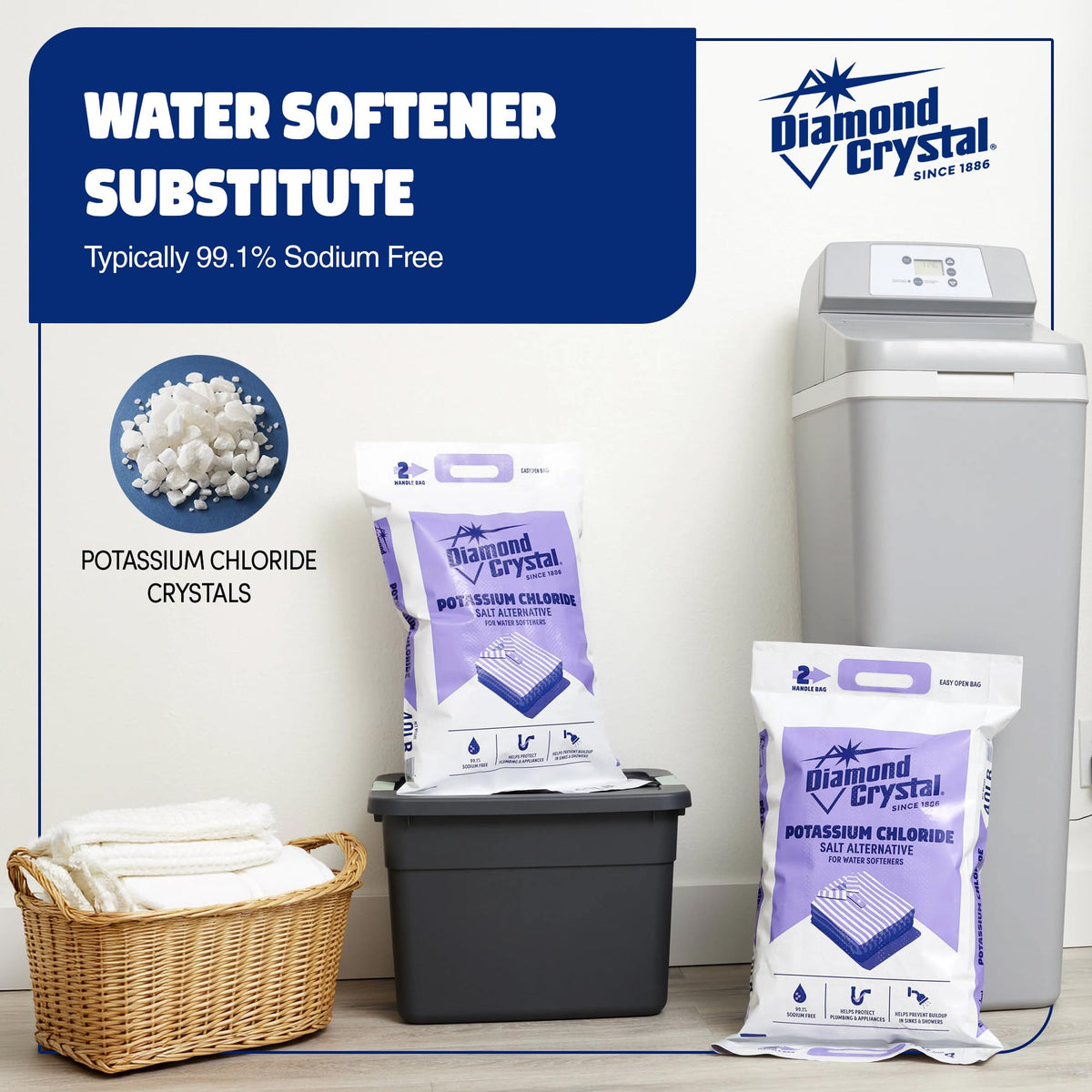 Potassium Chloride Salt Alternative 40 Pounds X348