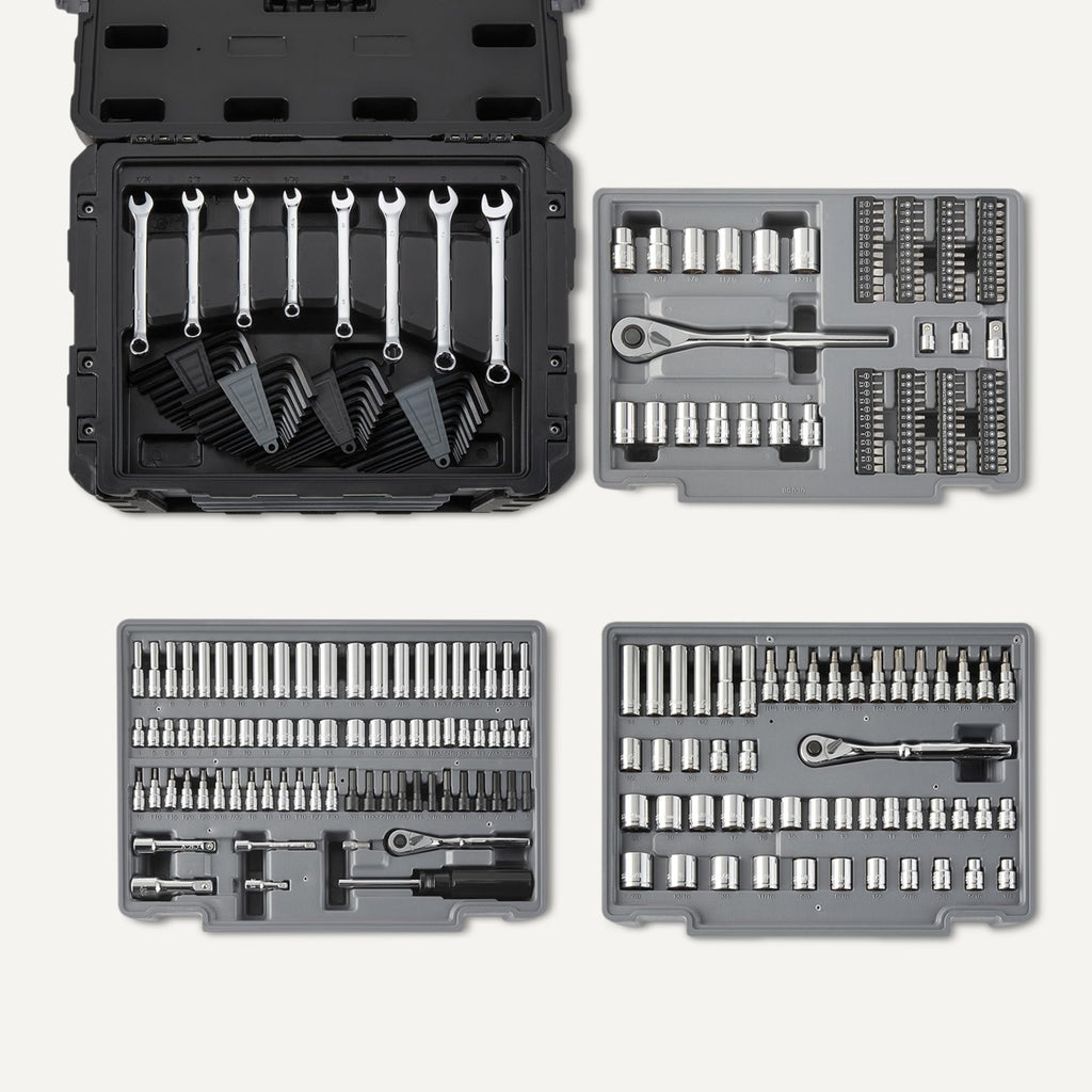 287-Piece Mechanic Socket Set with 3-Drawer Case P83519