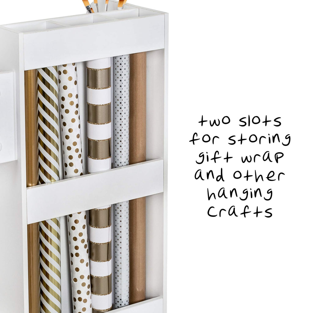 Rolling Craft Storage Cart with Locking Wheels O81752