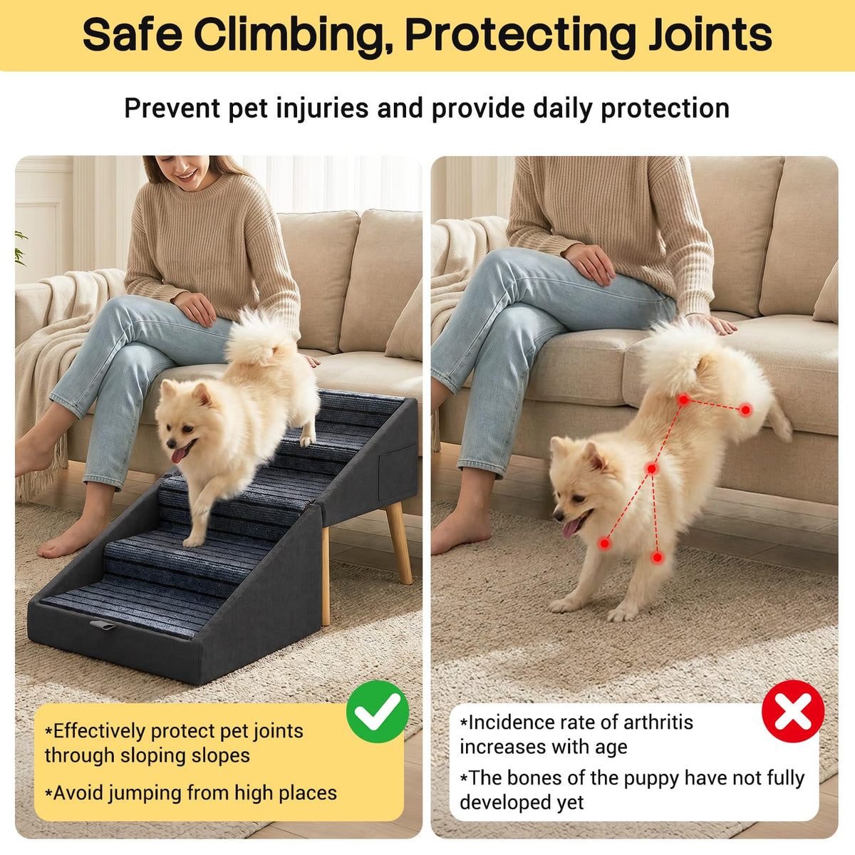 2-in-1 Dog Stairs P447675