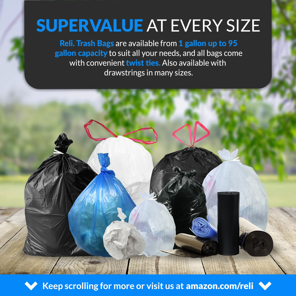 45 Gallon Heavy Duty Trash Bags W3236