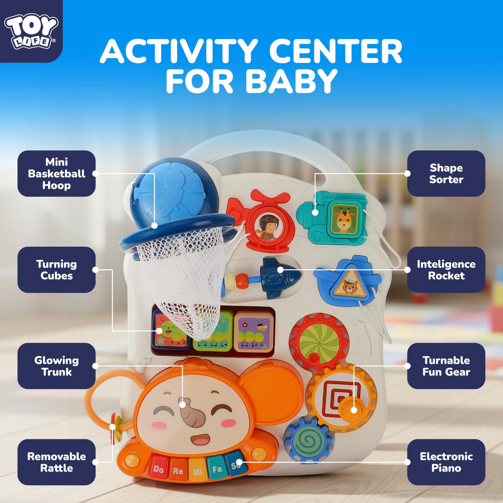 3-in-1 Baby Push Walker & Activity Center F80773