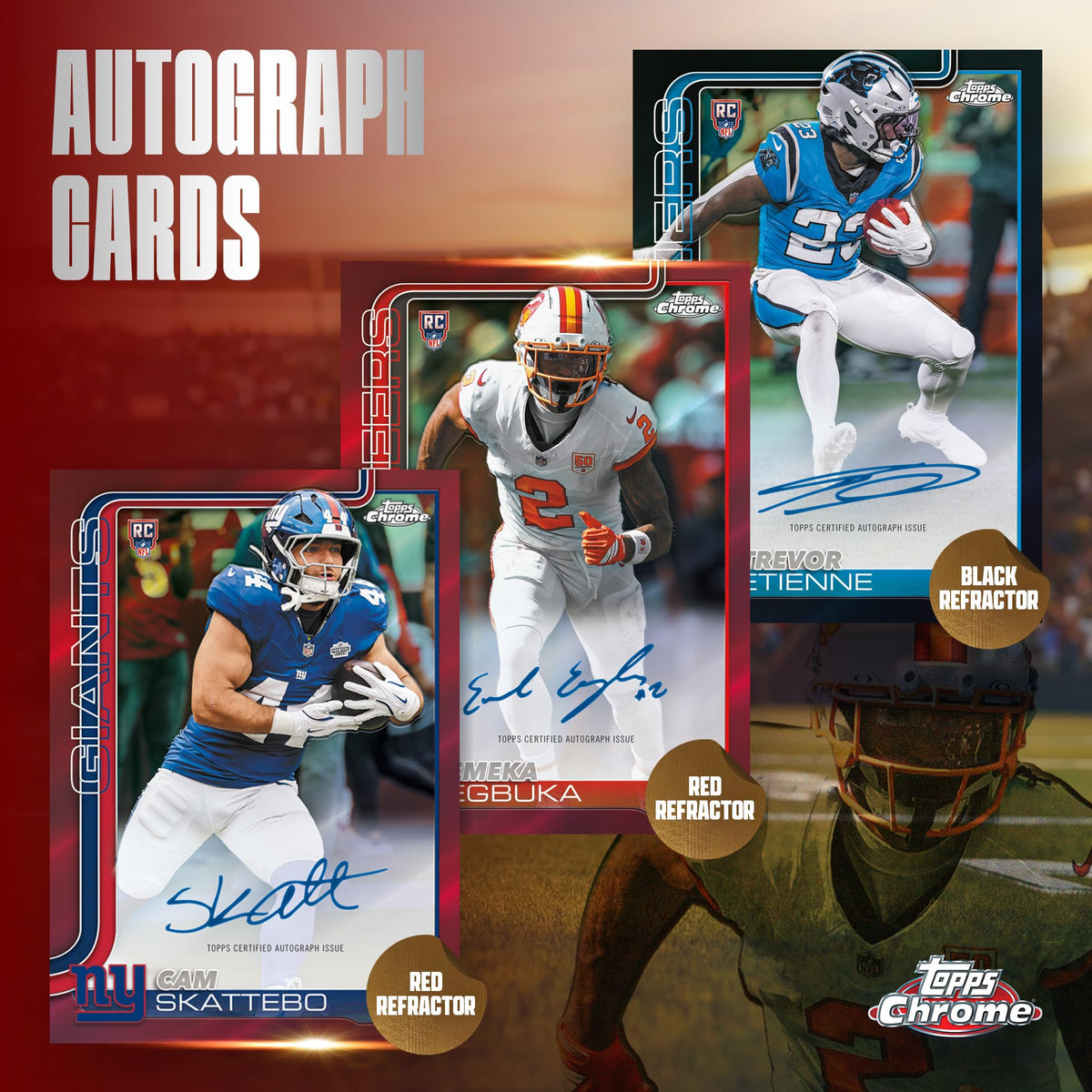 2025 Topps Chrome NFL Football Value Box P5870