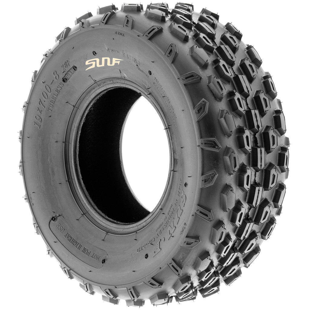 Set of 4 Sport ATV Tubeless Tires 19x7-8 Front & 18x9.5-8 Rear 4 Ply M351850