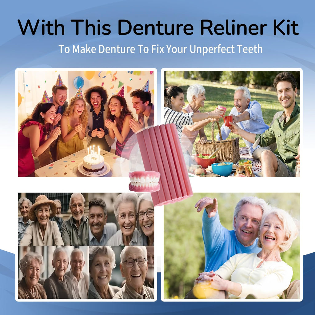 Boil & Fit Denture Reliner Kit for Full or Partial Denture E205058