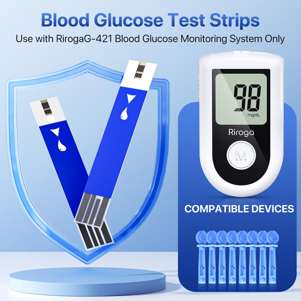 Blood Glucose Test Strips 100ct & Lancets 100ct T277