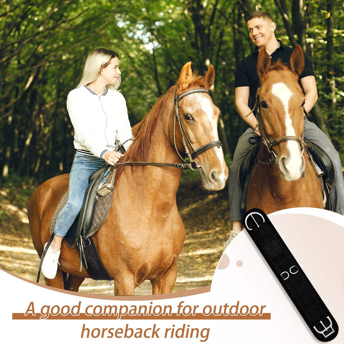 32 Inch Elastic Western Horse Cinch Saddle Girth G875