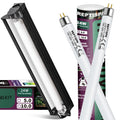 24W T5 HO UVB Reptile Light Fixture with Fluorescent Bulbs R10535