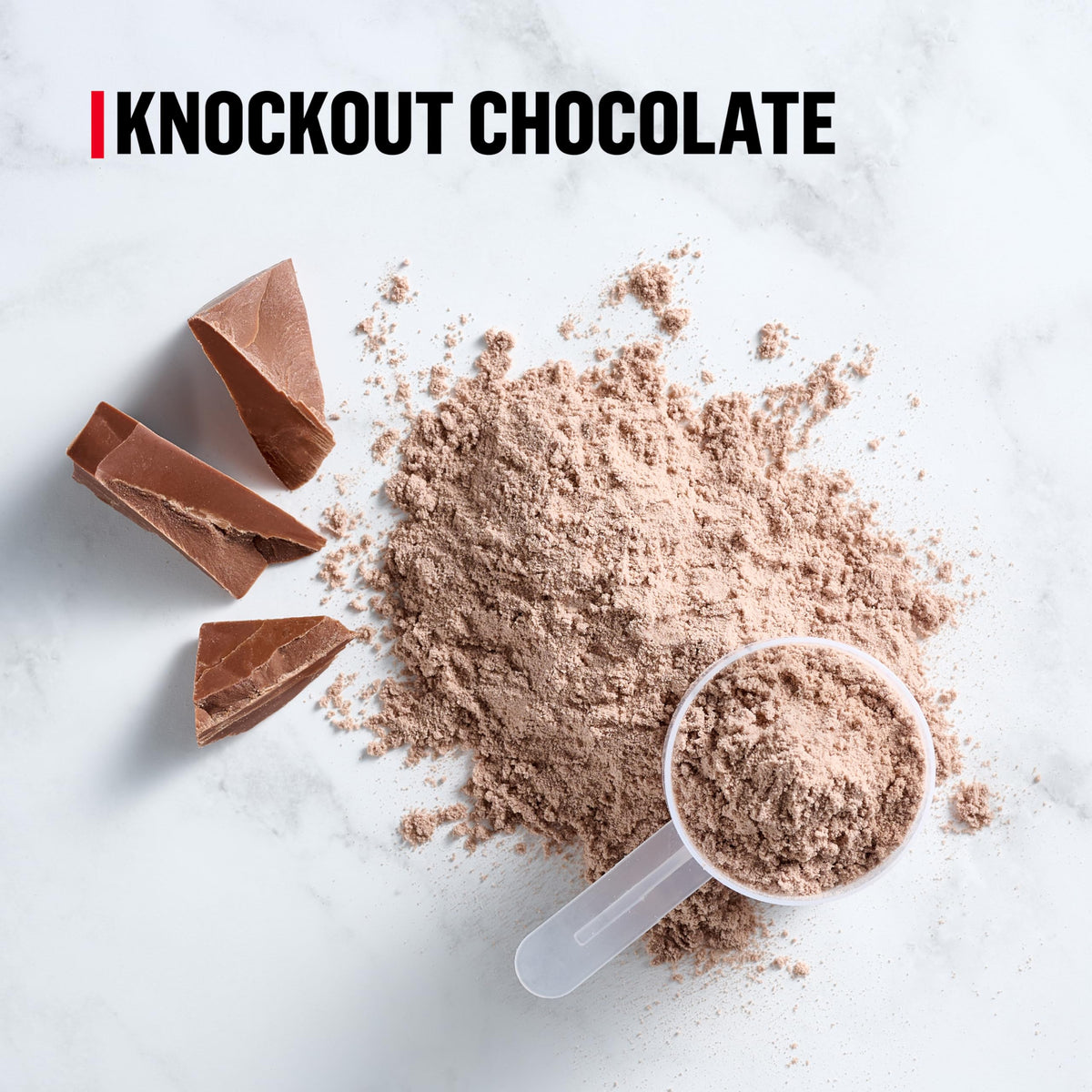 Knockout Chocolate Protein Powder, 5 Pound, 50g Protein C890