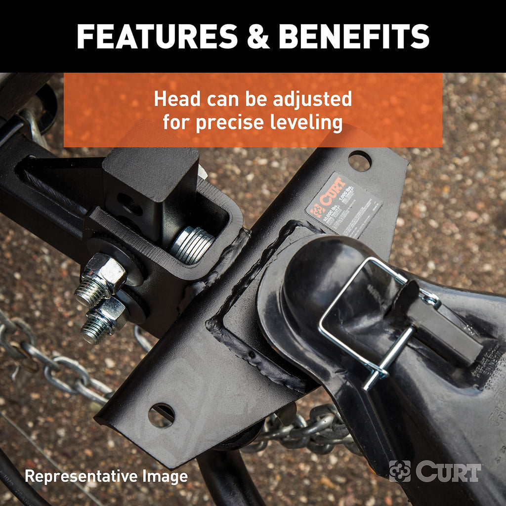 Round Bar Weight Distribution Hitch with Sway Control X929