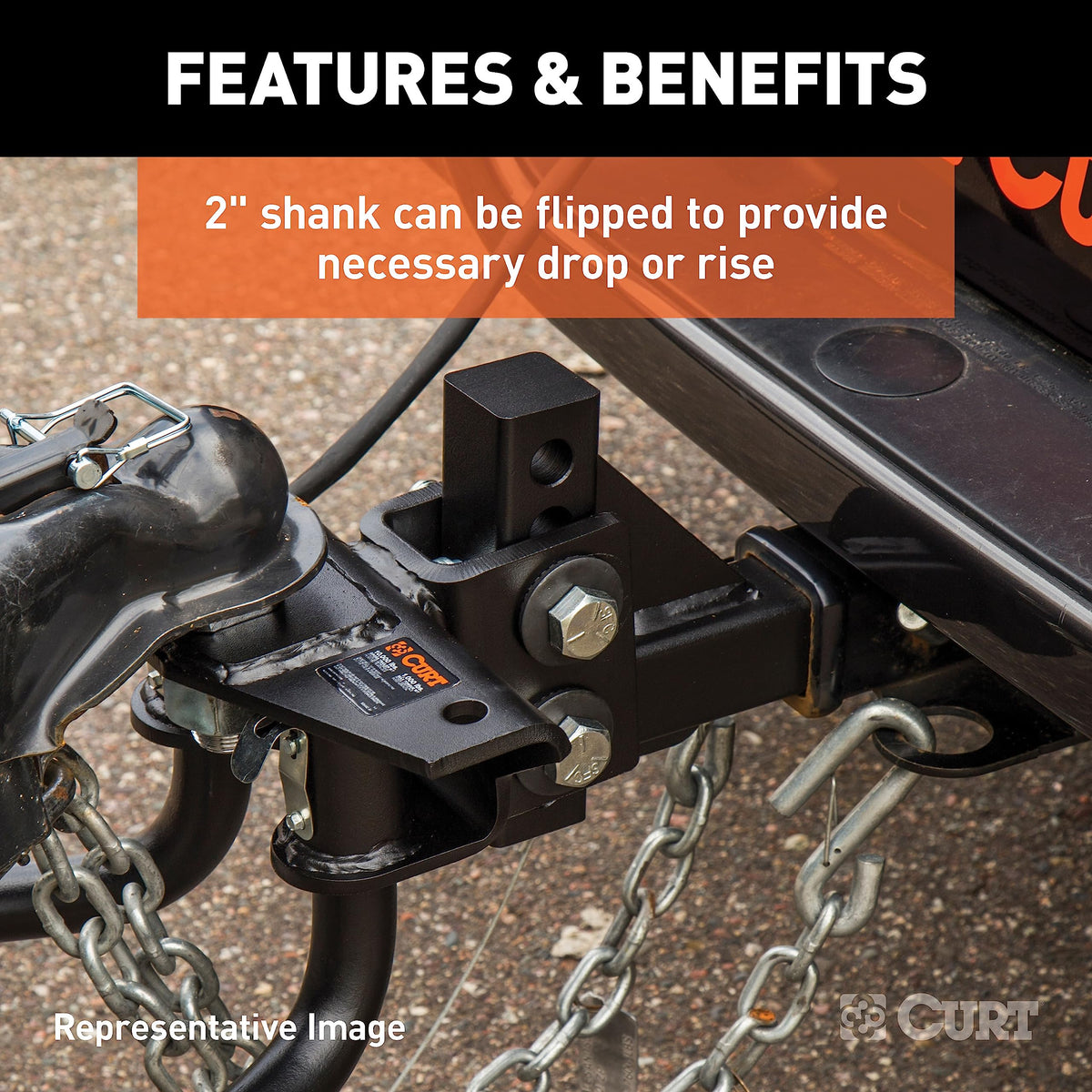 Round Bar Weight Distribution Hitch with Sway Control X929