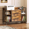 2 Drawer File Cabinet with Lock and Power Outlets I98694